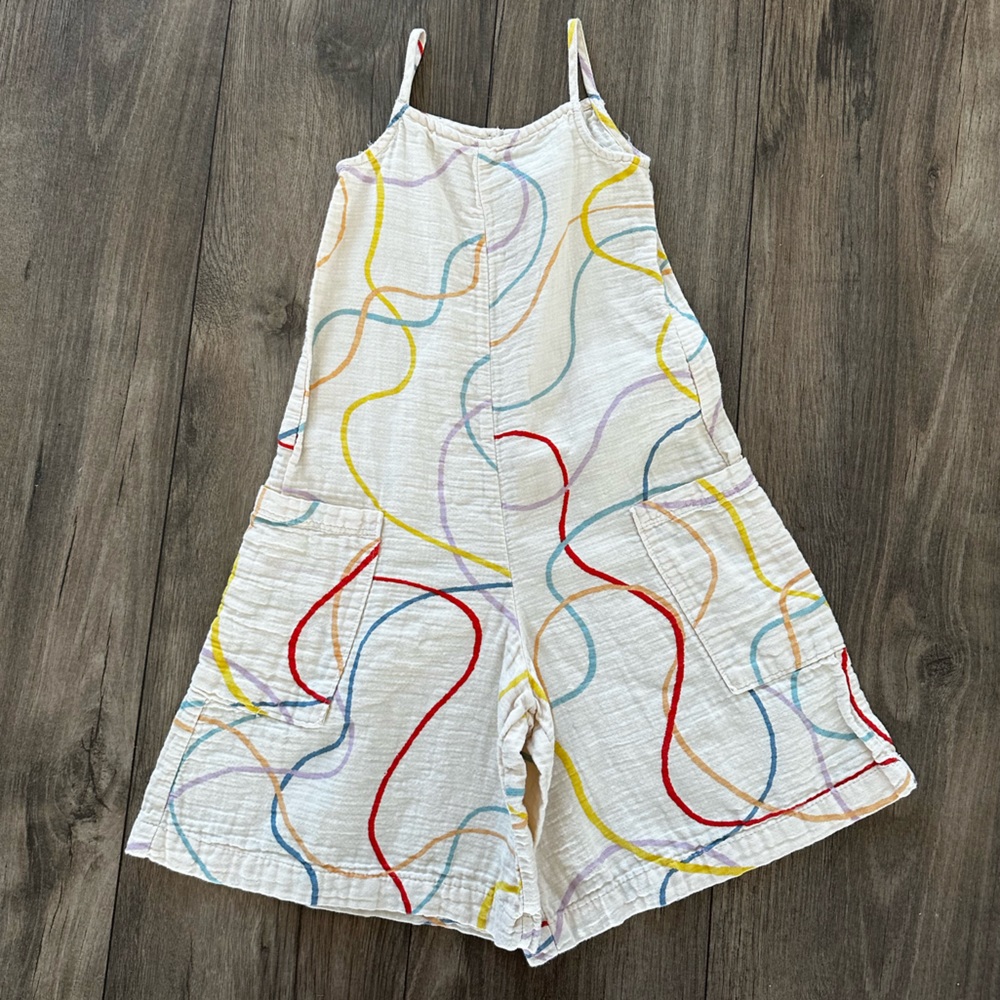 Toddler girls open edit wide leg romper